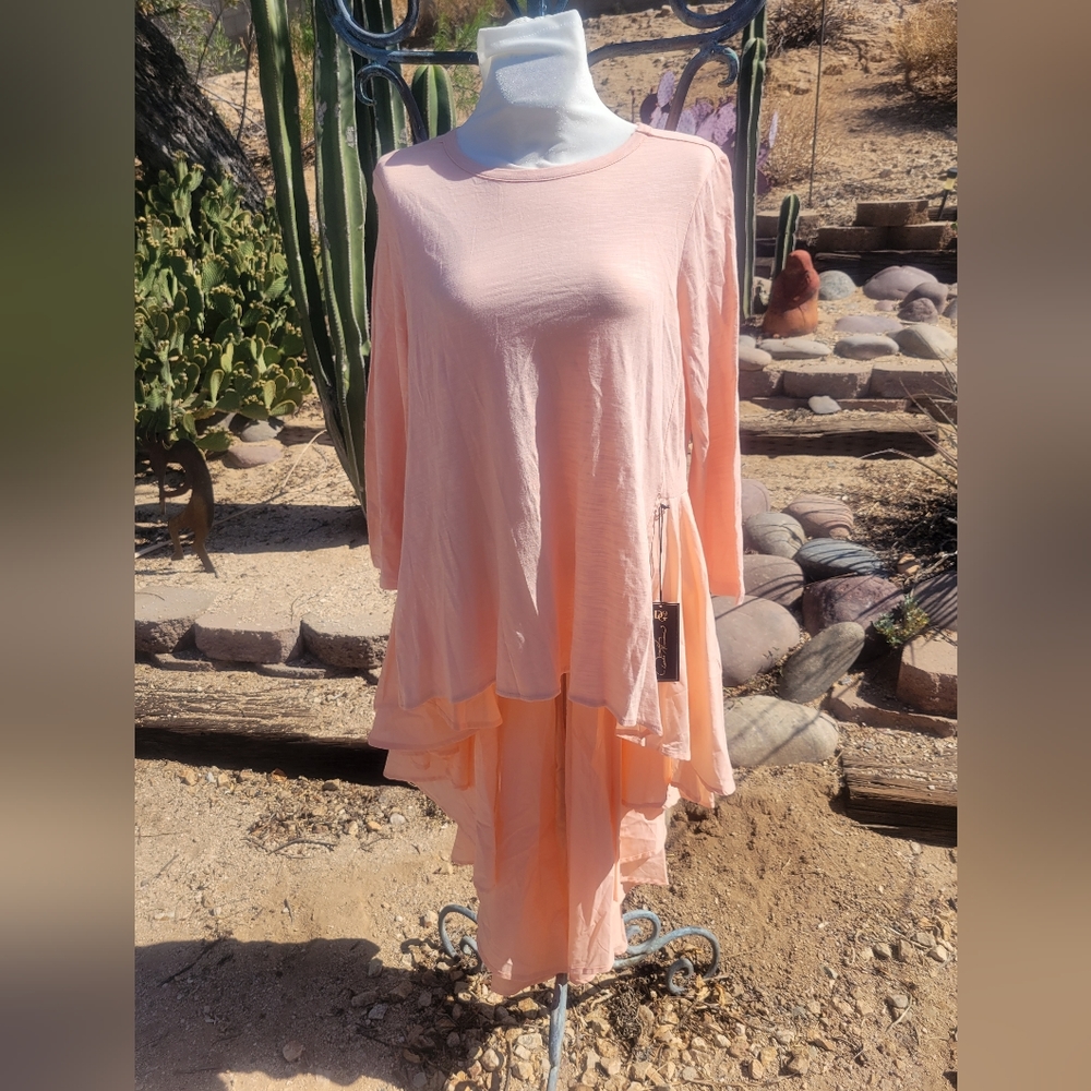 NWT DG2 Diane Gilman Layered Tunic